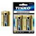 Baterie TINKO 1,5V D (LR20) alkalická, 2ks v blistru