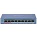 DS-3E0109P-E/M(B) Switch 8x 100TX PoE + 1x 100TX uplink, 60W, Super PoE