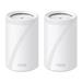 WiFi router TP-Link Deco BE65(2-pack) AXE9300, WiFi 7, 4x 2.5GLAN, USB, 2,4/5/6GHz